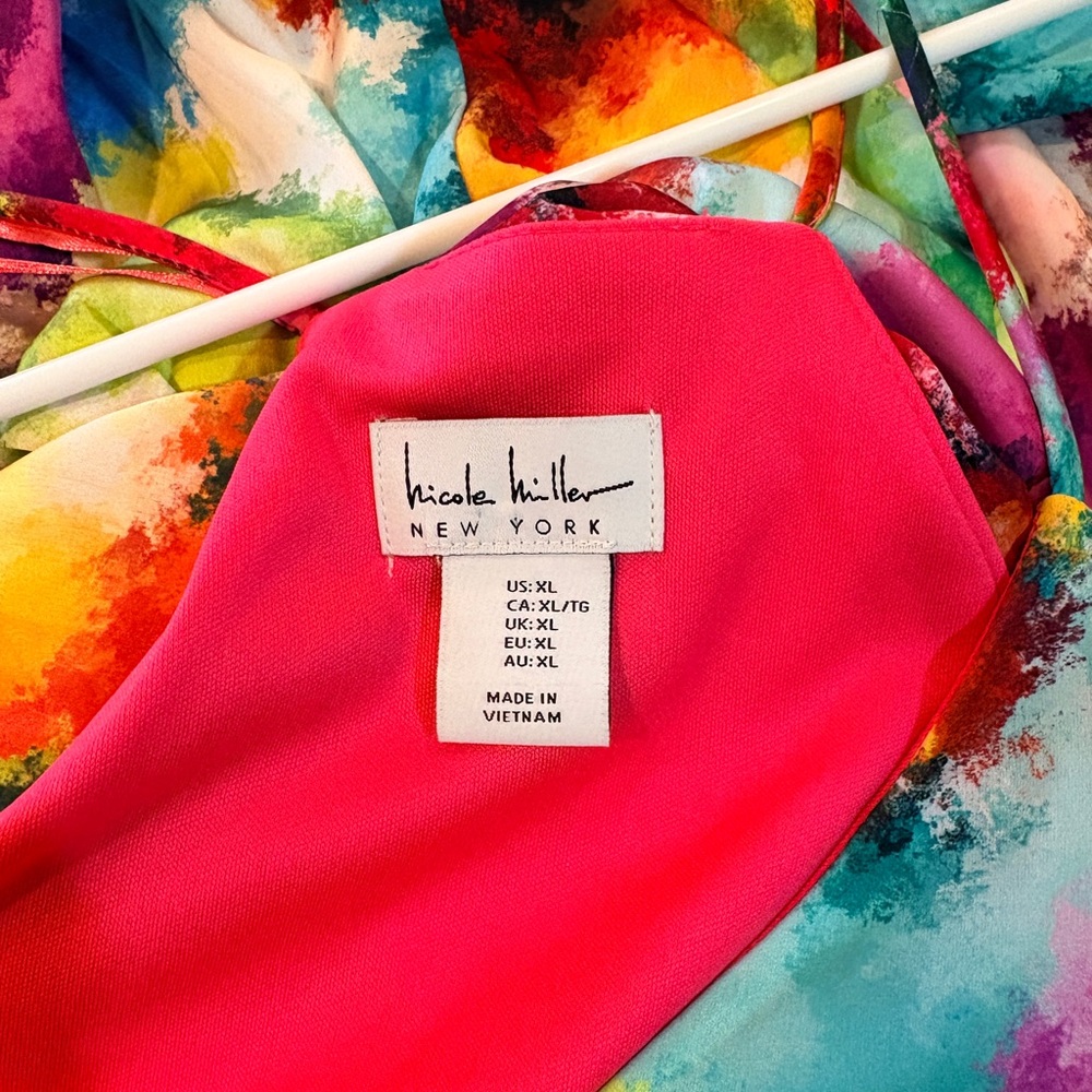 Nicole Miller Colorful Abstract Dress - Picture 3 of 3
